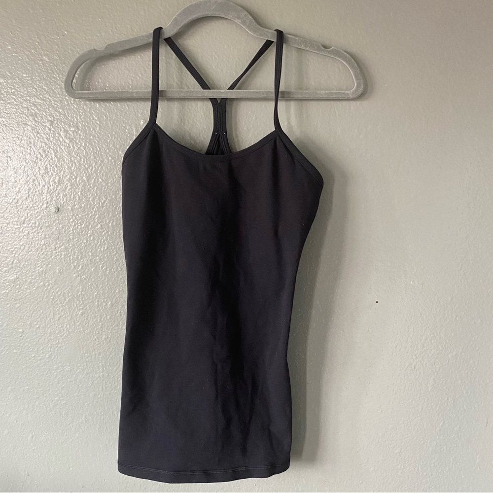 LAST CHANCE lululemon athletica Black Slim Strappy Tank Top - Picture 4 of 8